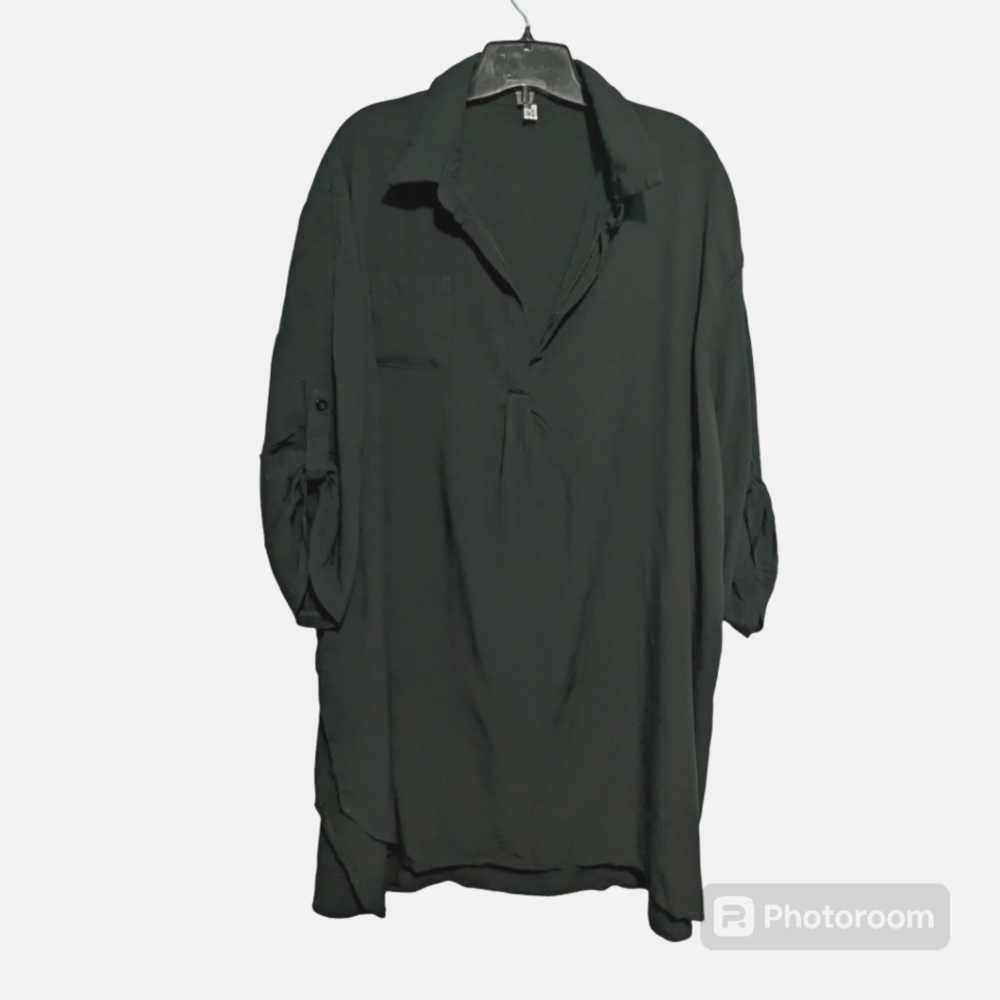 Women's Long Sleeve Top. Black. Size XXL. Ekouaer